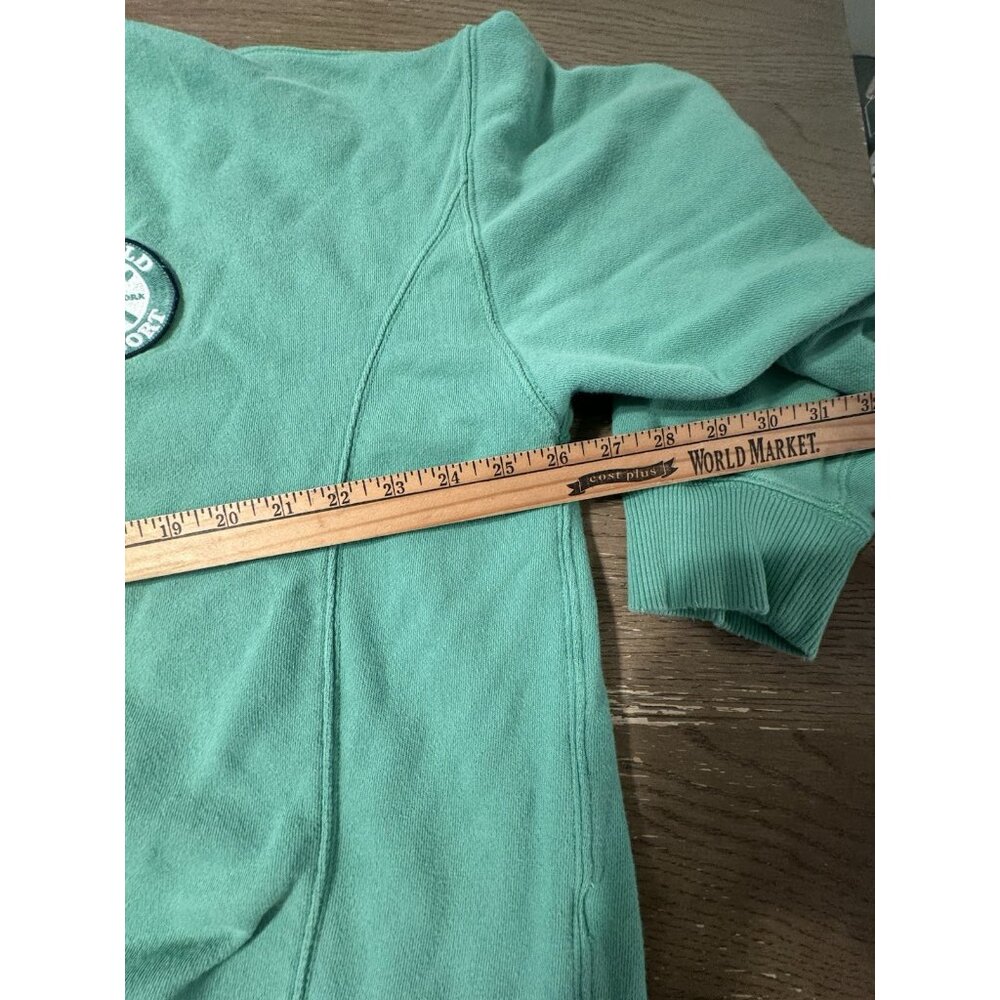 Aerie American Eagle Ice Cold Ski Resort Oversized Green Sweatshirt Size Medium - Picture 4 of 10